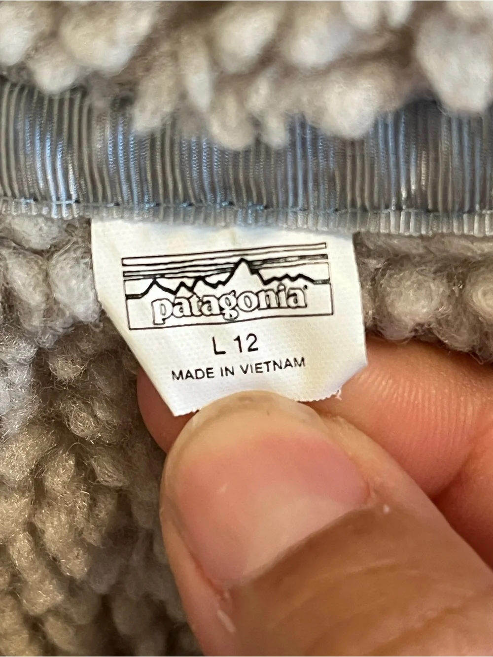 Patagonia reversible girl jacket